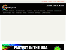 Tablet Screenshot of blueinkprint.com
